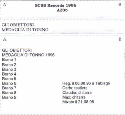 a205 gli obiettori: medaglia di tonno 1996